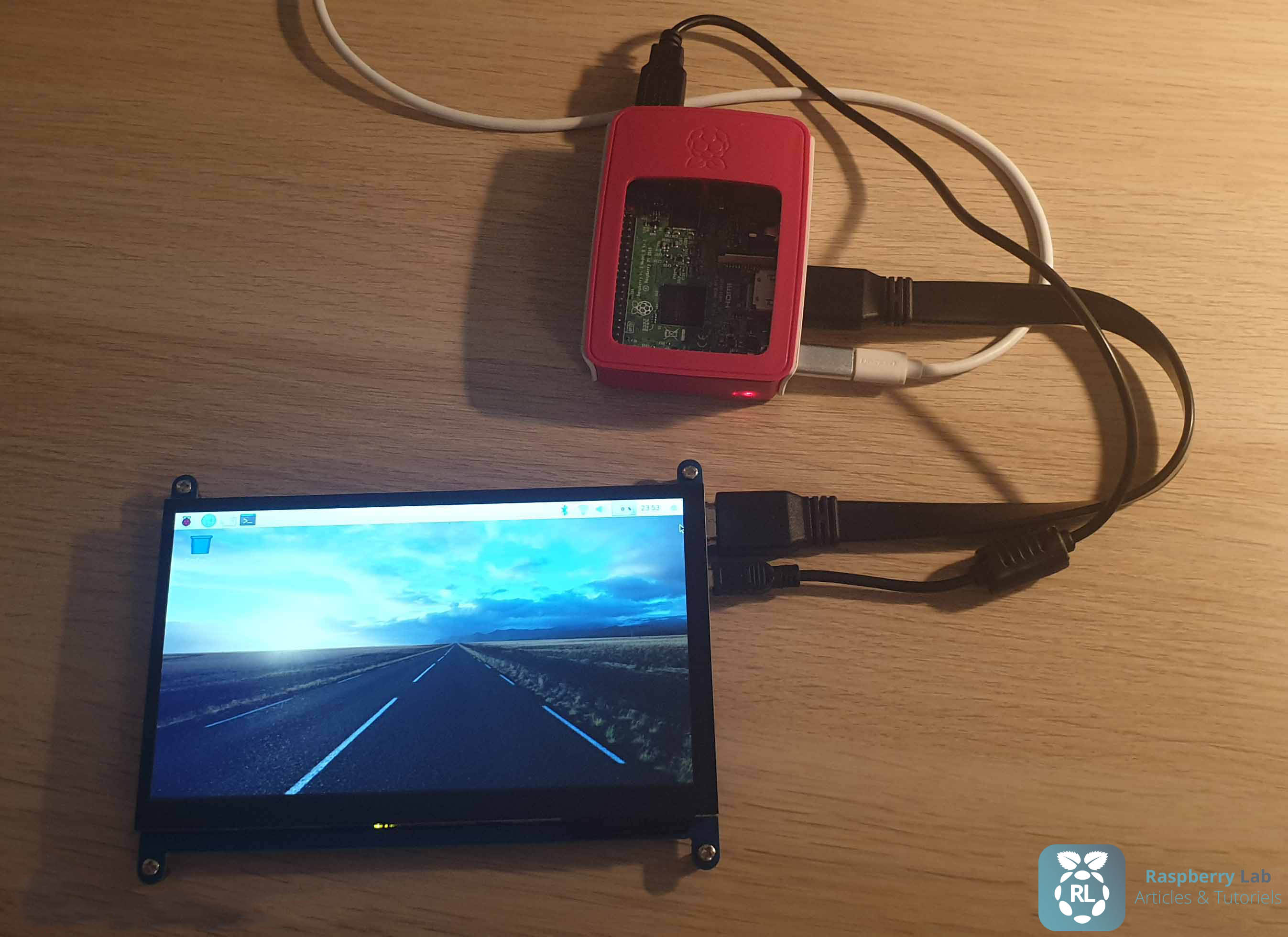 7-inch screen connection - Raspberry Pi