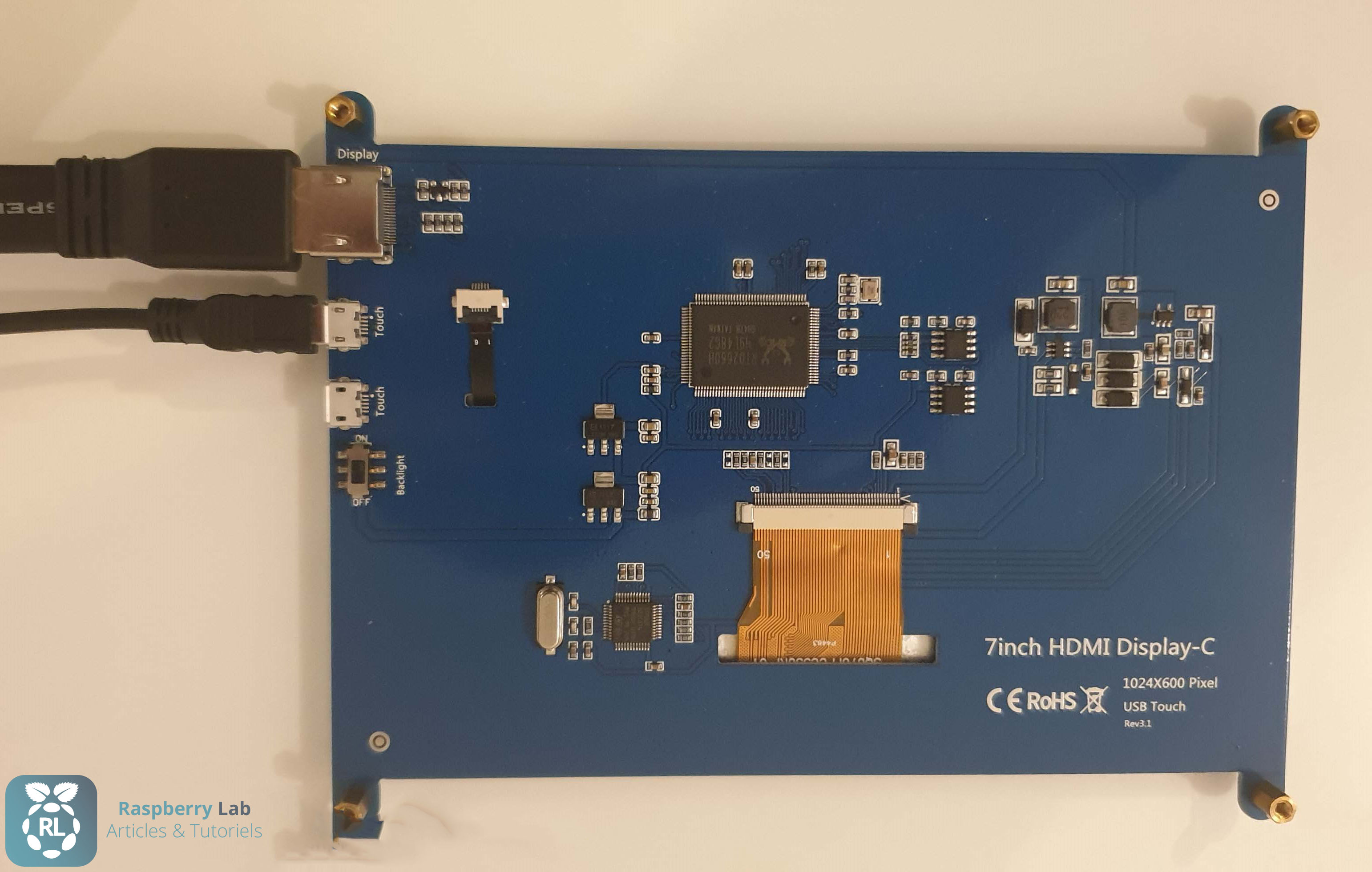 7-inch screen connection - Raspberry Pi