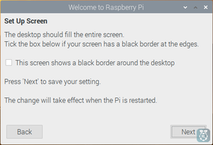 Piwiz – adjust screen borders
