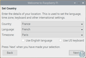 Piwiz – select country