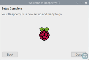 Piwiz – setup complete