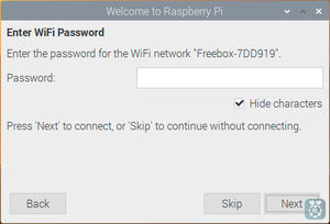 Piwiz – configure Wi‑Fi
